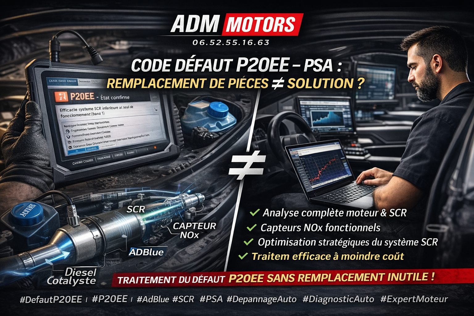 Code défaut P20EE